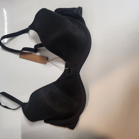 SKIMS Weithless Scoop Bra With Under Wire, Size 34B Color Onyx (Black) - Picture 6 of 9